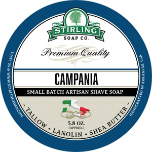 Stirling Campania  - miękkie mydło do golenia 