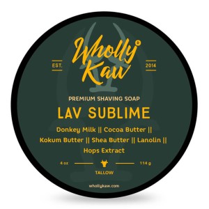 Wholly Kaw - mydło do golenia  Lav Sublime 114gr