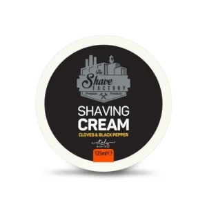 The Shave Factory Cloves & Black Pepper Shaving Cream