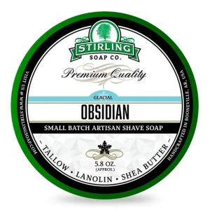 Stirling Glacial Obsydian - mydło do golenia