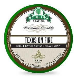Stirling -Texas on Fire - mydło do golenia