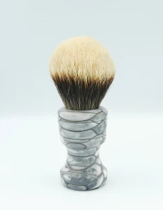 Stando Brush Gray Mesh  - pędzel do golenia z włosiem borsuka 